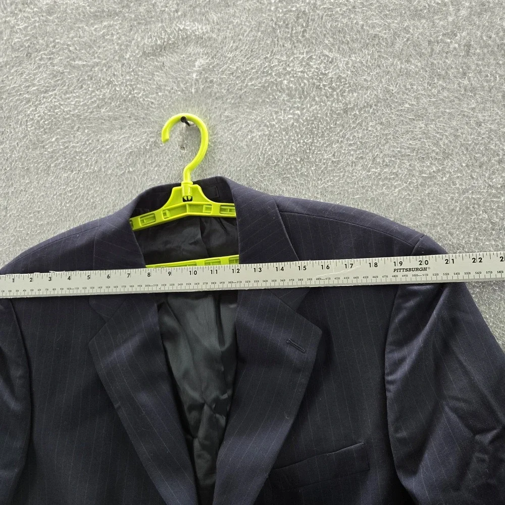 VINTAGE Chaps Ralph Lauren Men Blazer 44T Navy Wool Suit‎ Jacket